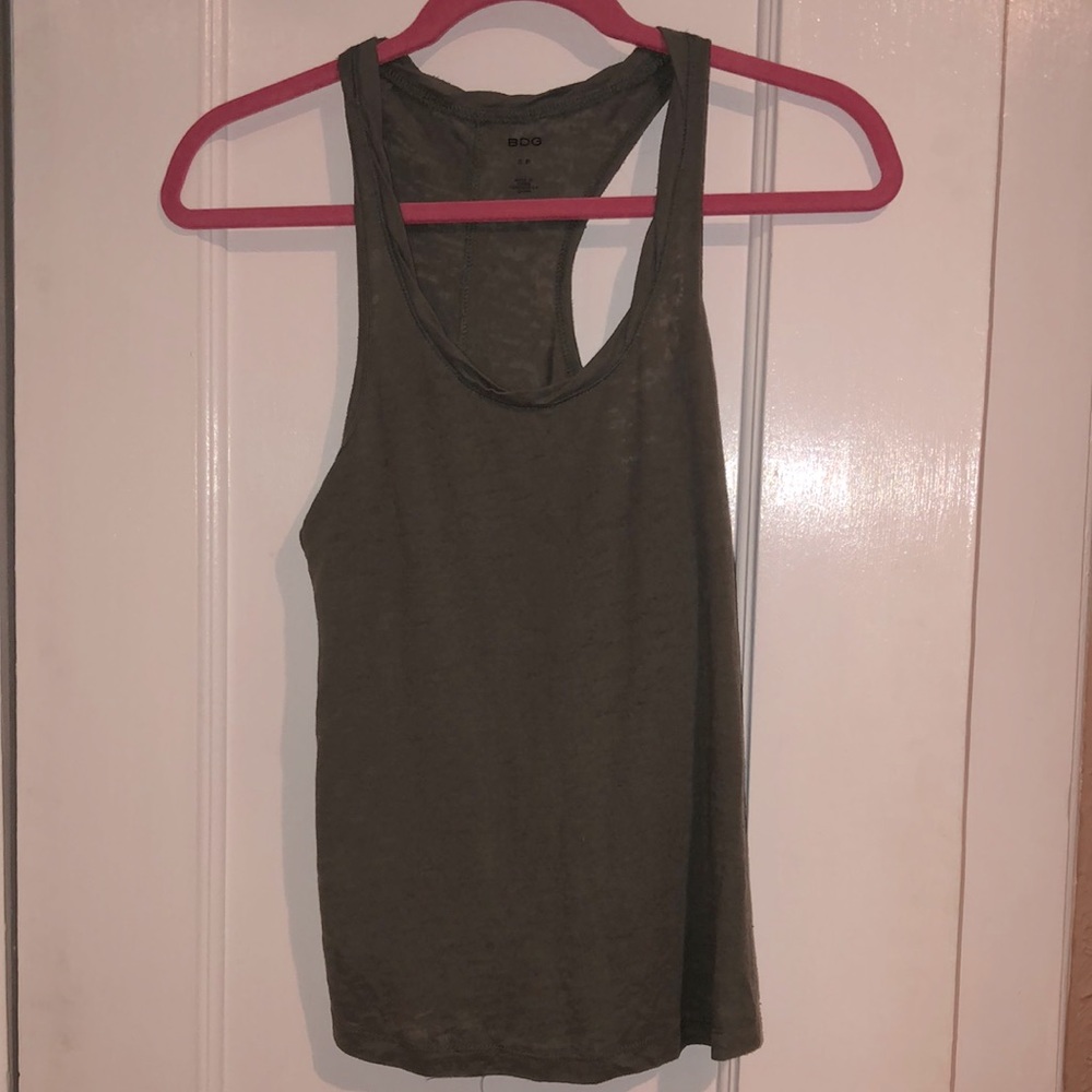 Olive green tank
